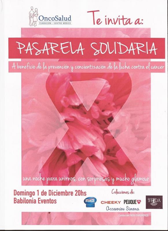 Pasarela Solidaria – Fundación OncoSalud