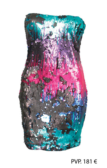 Barbarella vestido lentejuelas